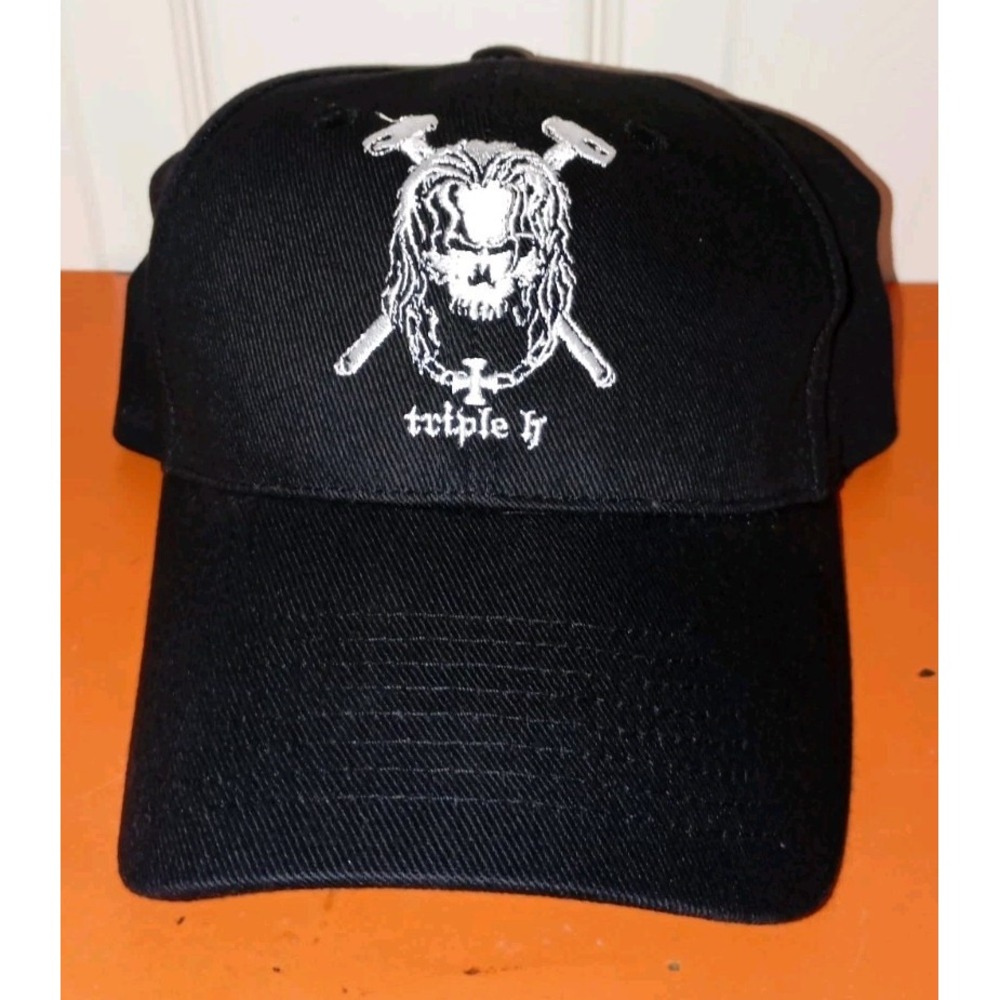 Triple H Bring The Hammer Down Vintage 00s WWE Black Adjustable Hat